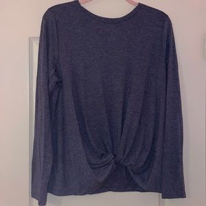 Pink Republic size XL blue knot top